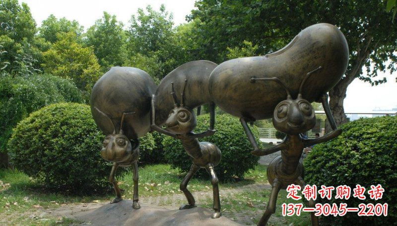 大同精美蚂蚁铜雕塑