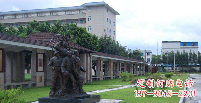 大同风采勇猛军人铜雕