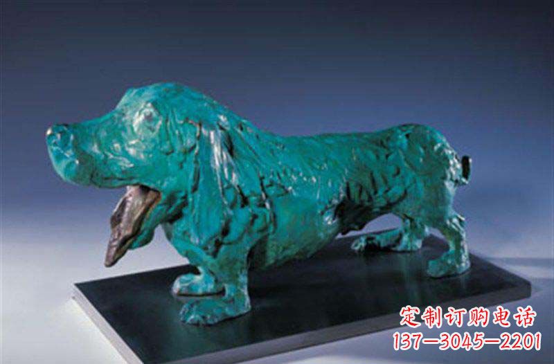 大同柯基狗铜雕艺术品
