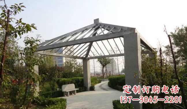大同精美不锈钢凉亭雕塑