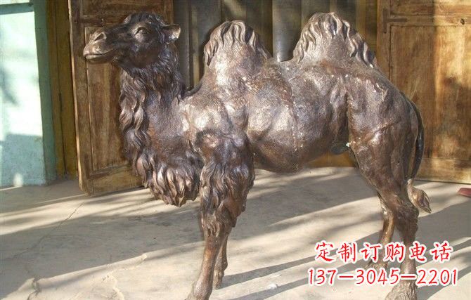 大同公园骆驼铜雕222
