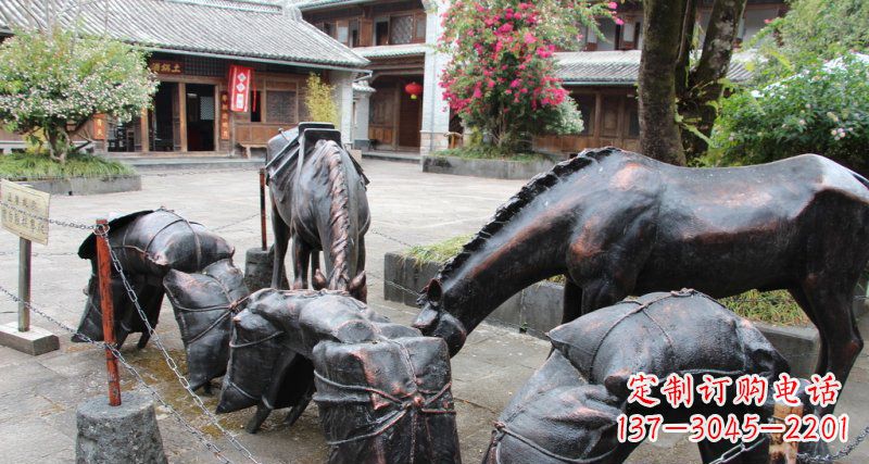大同中领雕塑定制的铜动物雕塑