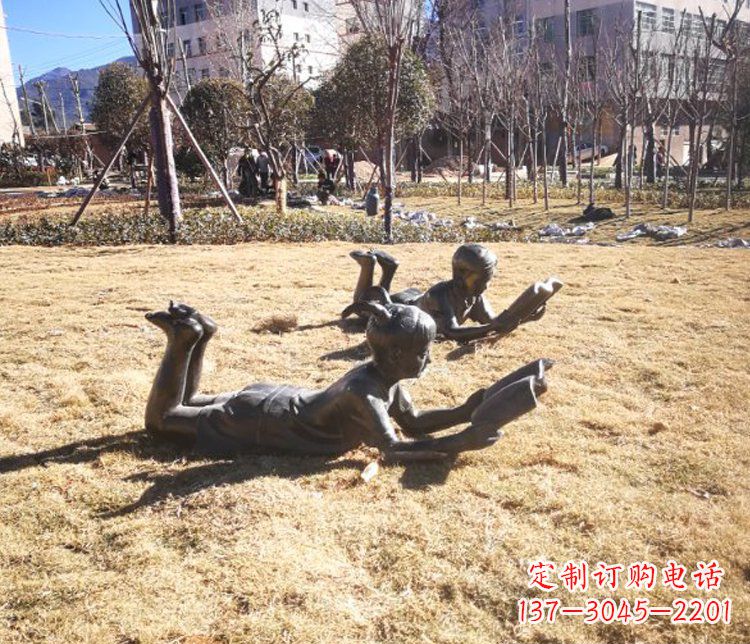 大同精致的儿童仿铜雕塑
