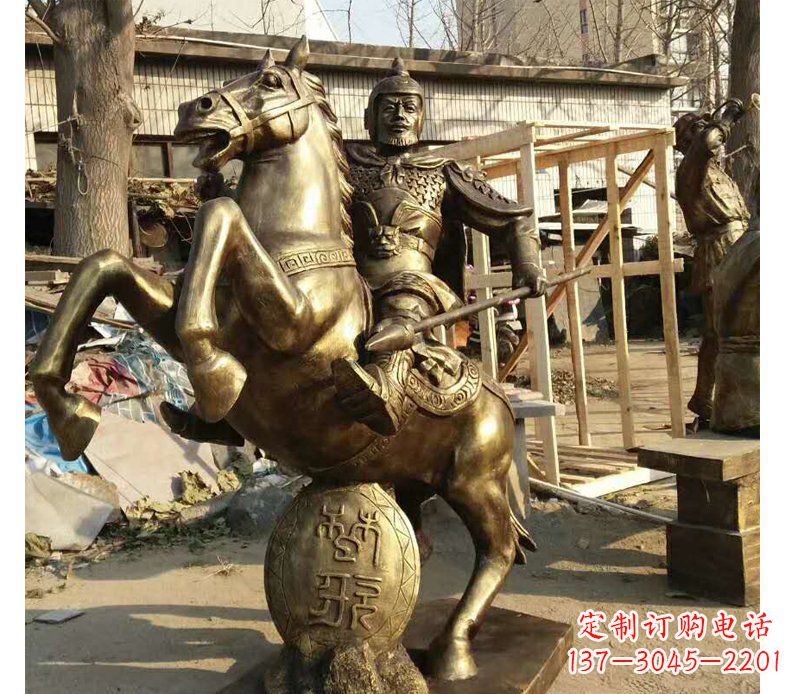 大同高雅骑马雕塑