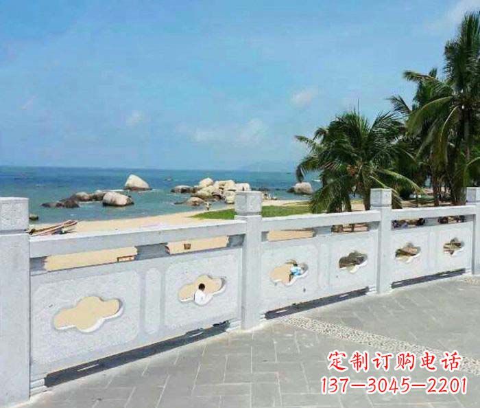 大同公园石栏板大理石雕塑 (2)