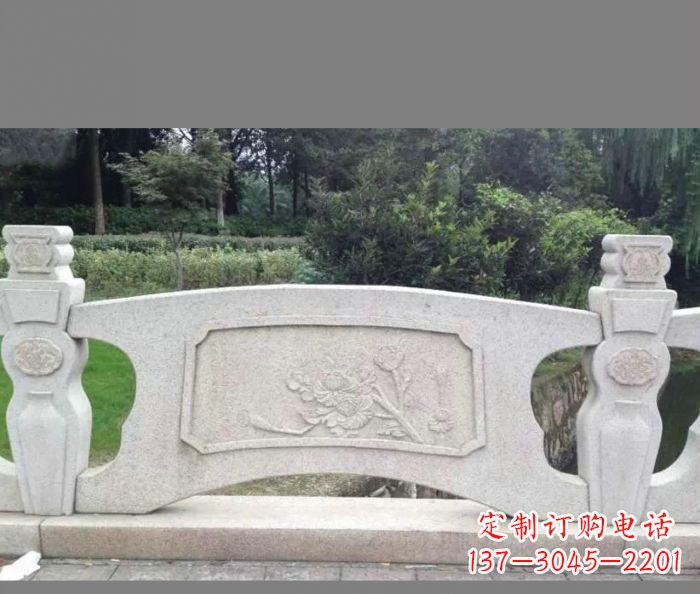 大同公园石栏板大理石雕塑 (3)