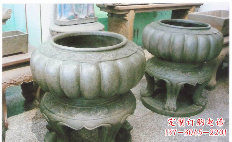 大同铜质公园水缸雕塑