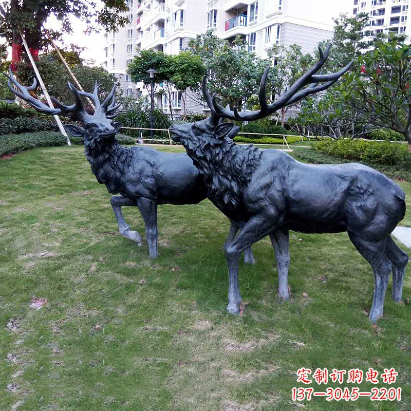 大同自然风格动物铜雕塑