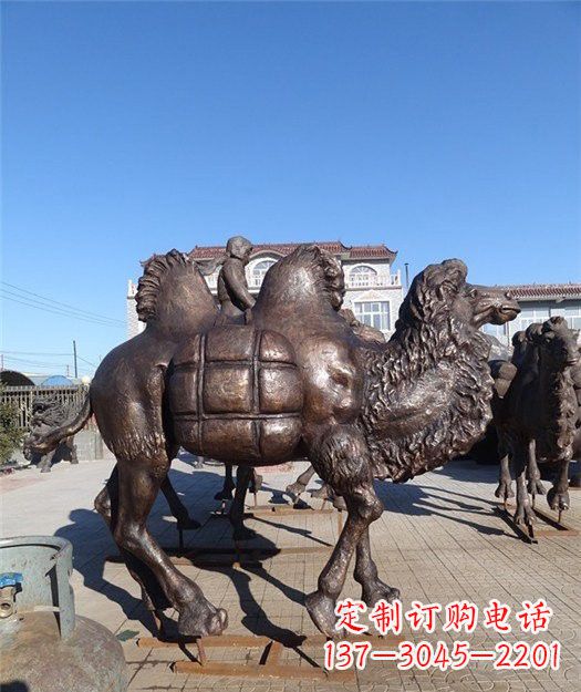 大同公园铜雕骆驼