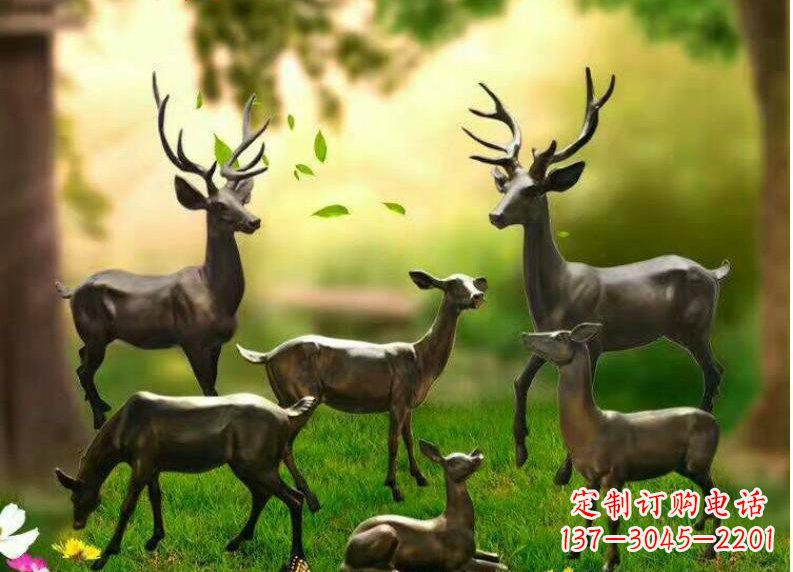 大同公园动物铜雕塑