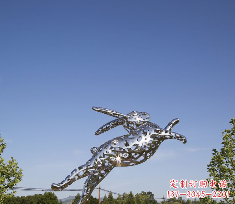 大同不锈钢兔子雕塑