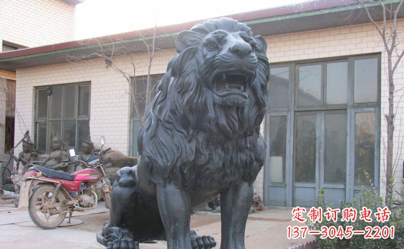大同公园西洋狮子铜雕