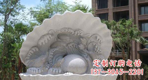 大同城市公园小区经典喷泉石雕