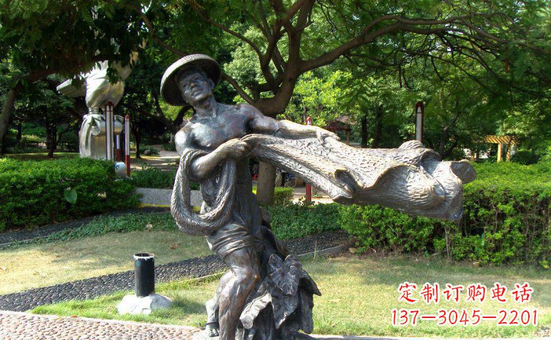 大同渔民铜雕—— 带您体验渔夫传统文化