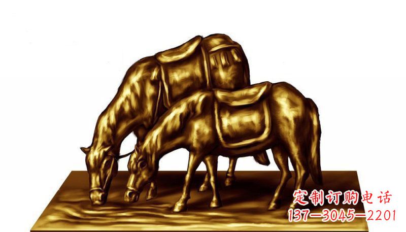 大同中领雕塑精美铜制动物雕塑