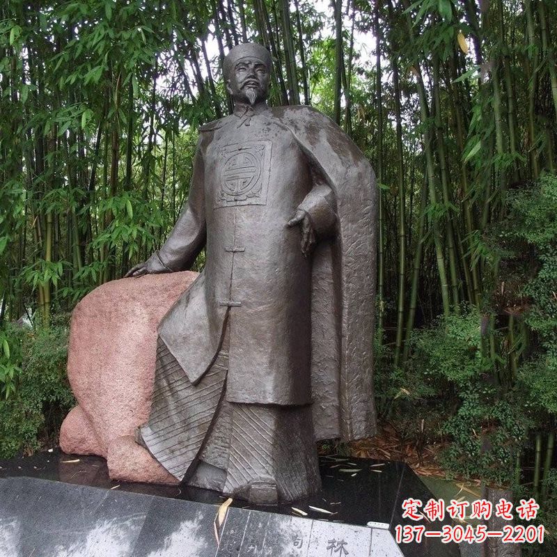 大同以林则徐铜雕塑荣耀中华民族