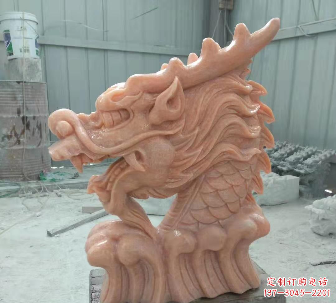 大同具有传统工艺特色的公园喷泉龙头石雕