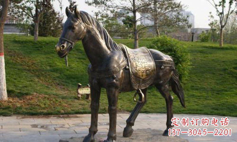 大同公园铸铜马