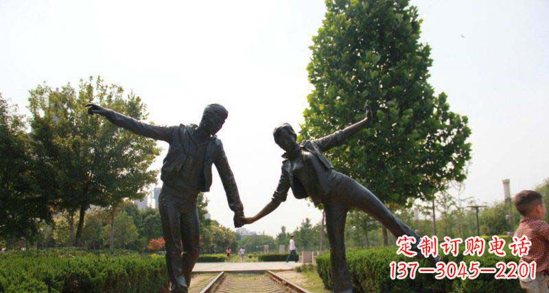 大同浪漫之旅——情侣铜雕定制
