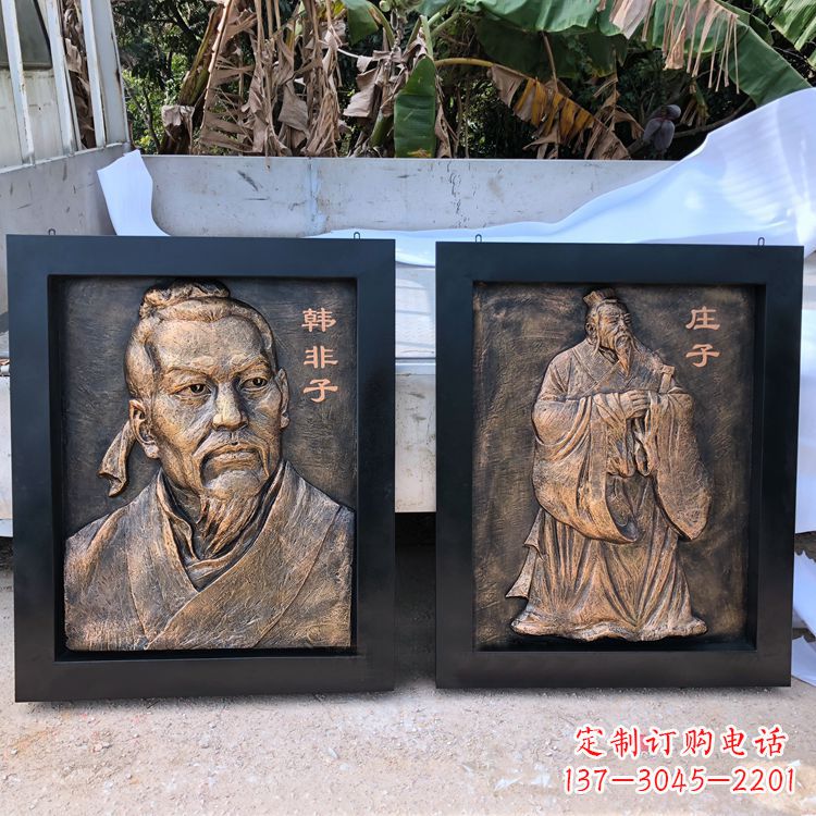 大同中领雕塑专业的古代历史名人头像雕塑定制