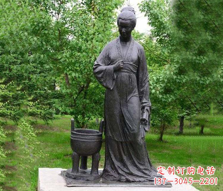 大同李清照铜雕-精致的传统艺术