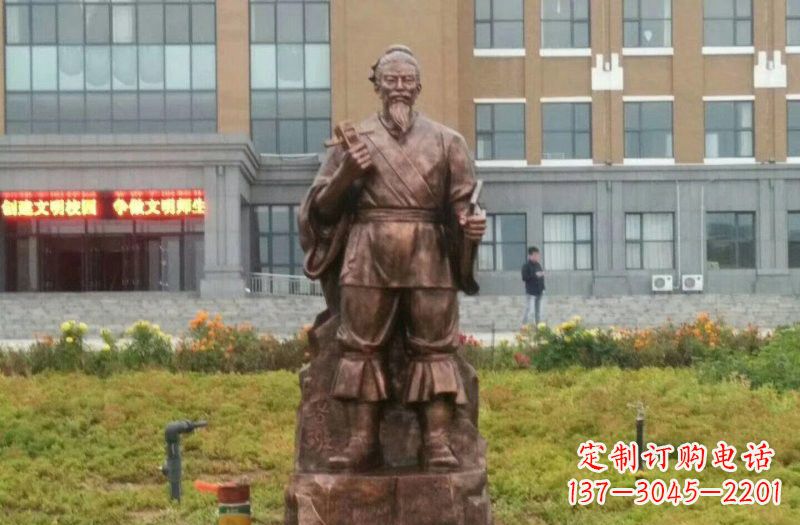 大同传承古代名人铜雕——鲁班雕像