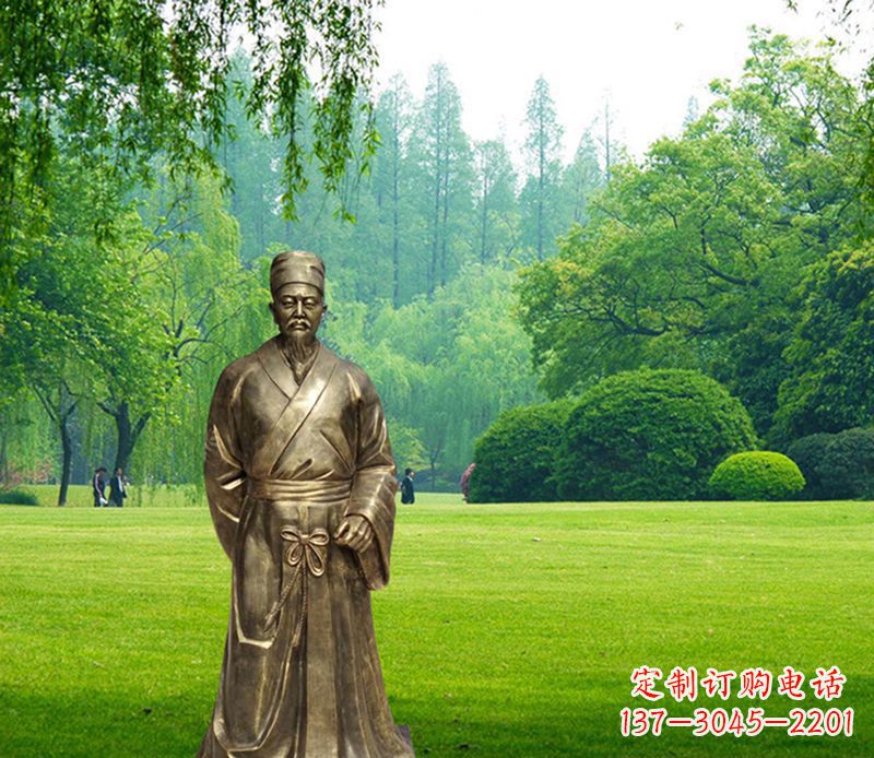 大同古代名医李时珍铜雕