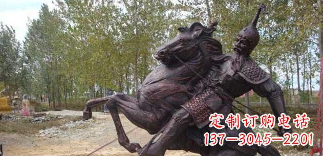 大同复古骑士马雕塑