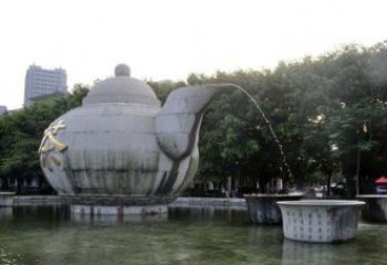大同精致雕塑茶壶石雕