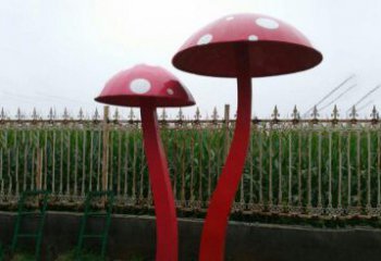 大同精致蘑菇不锈钢雕塑