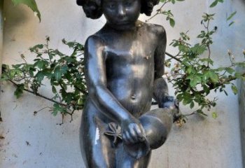 大同唯美少女雕塑——在公园中给清新的景观增添一抹生机