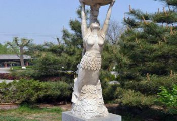 大同中领雕塑传奇女娲石雕雕塑