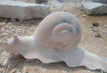 大同真实大小的蜗牛石雕