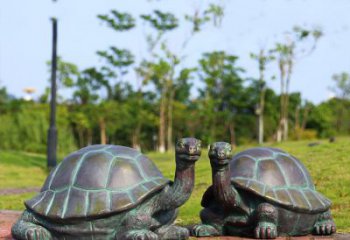 大同中领雕塑别具特色的乌龟铜雕