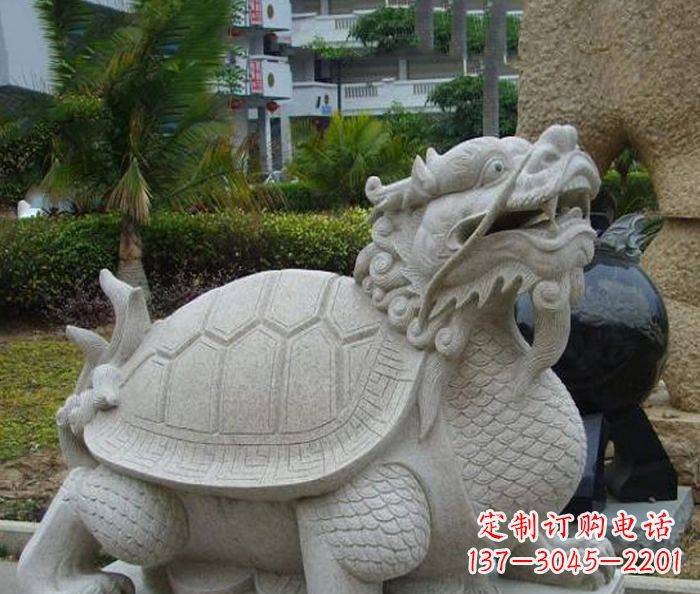 大同中领雕塑：古典神兽龙龟石雕精神的传承