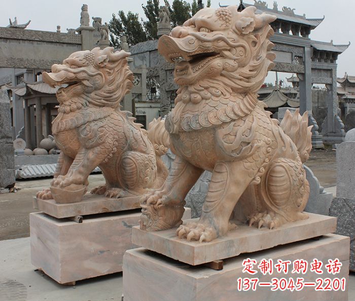 大同尊贵的古典麒麟雕塑