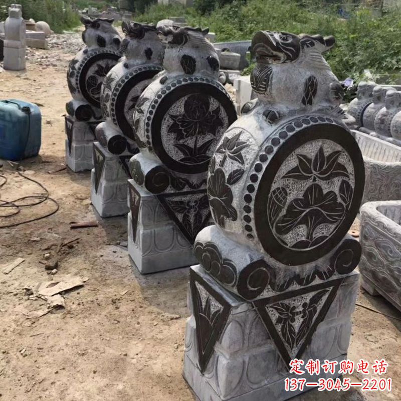 大同定制古典门墩雕塑,展现古典文化精髓