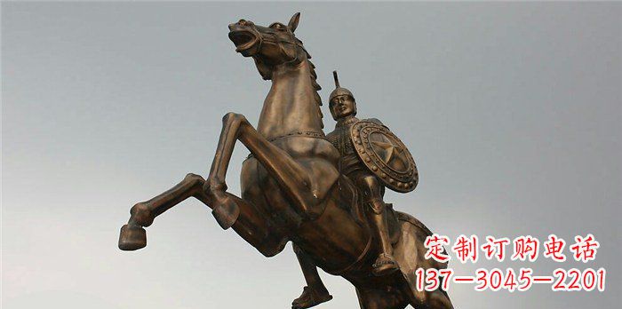 大同古罗马骑马战士铜雕