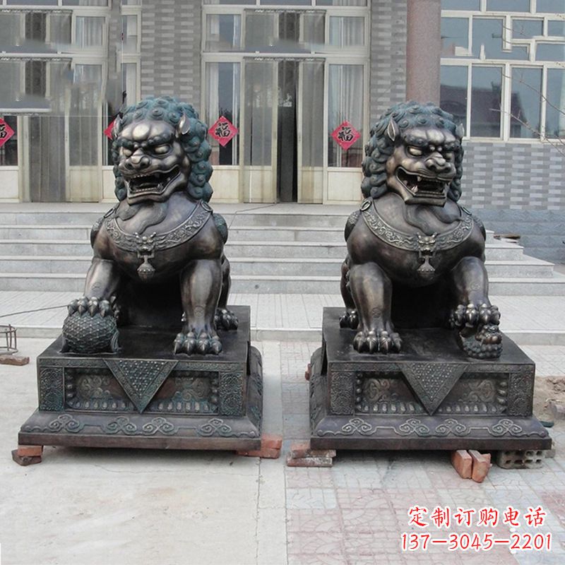 大同故宫狮子雕塑,精美绝伦,给您不一样的视觉享受