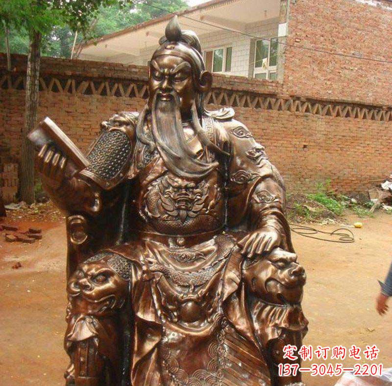 大同天下英雄，关公雕塑