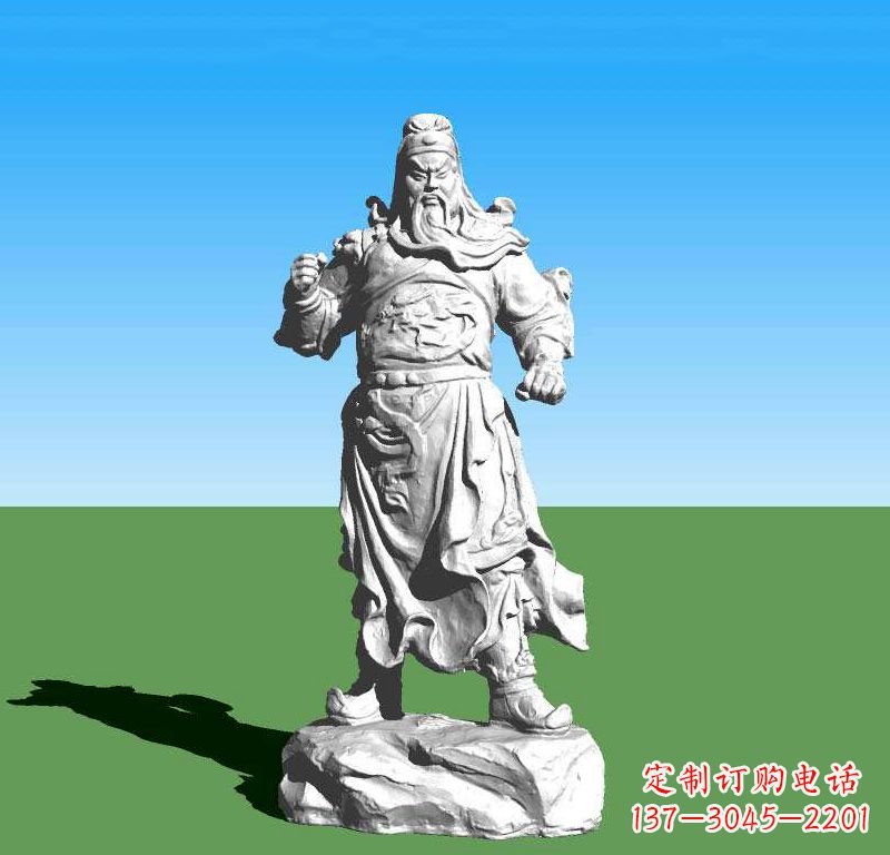 大同关云长关羽雕塑,让关羽永驻古代