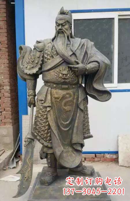 大同中领雕塑:传承传说,精美制作关羽铜雕