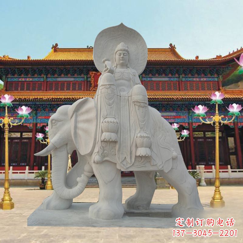 大同雕刻无远弗届的观音菩萨石雕佛像