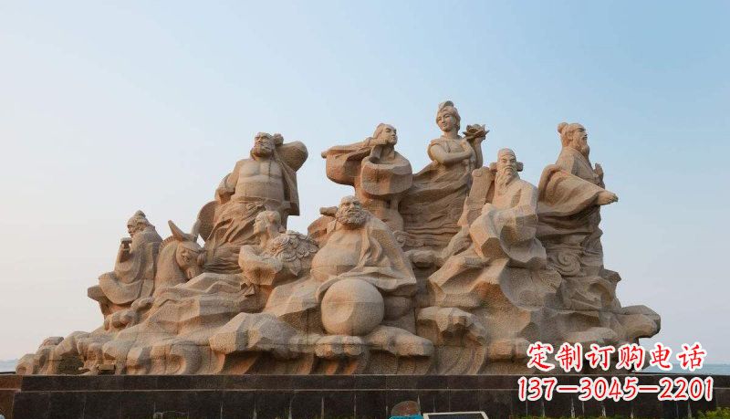 大同专业定制八仙过海雕塑