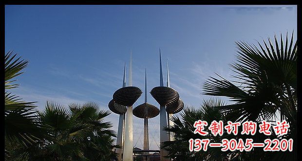 大同不锈钢避雷针抽象雕塑
