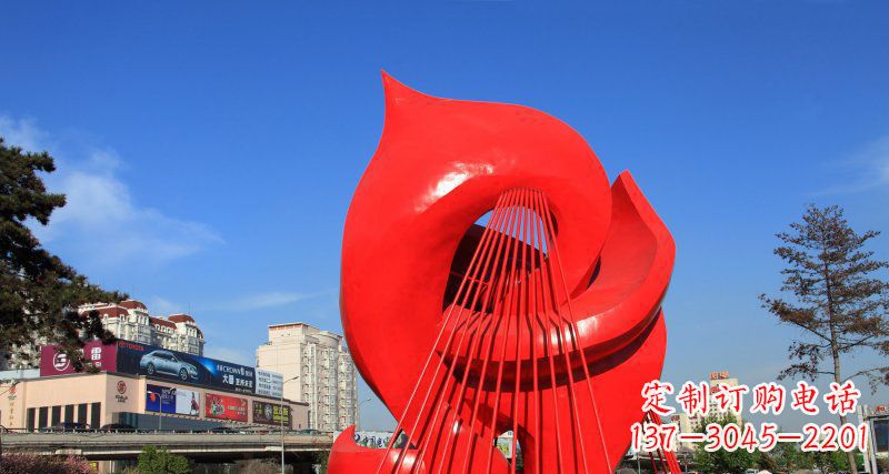 大同中领雕塑海豚雕塑,引领现代艺术风格