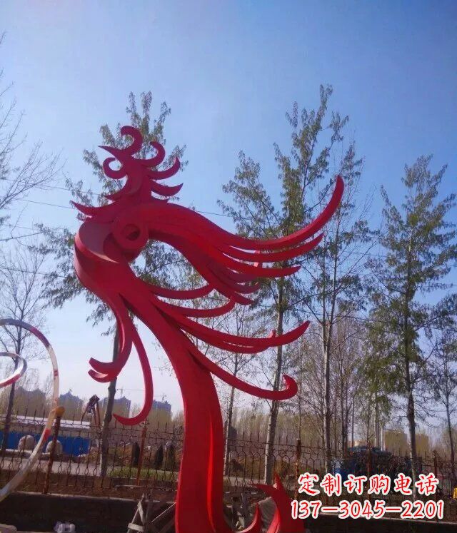 大同中领雕塑凤凰大型抽象雕塑