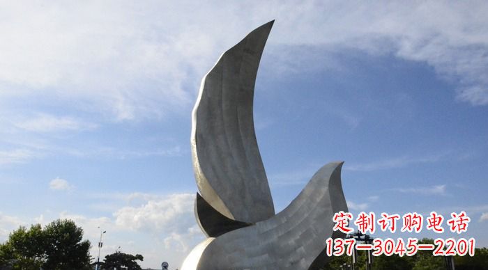大同领雕塑带来的和平鸽雕塑