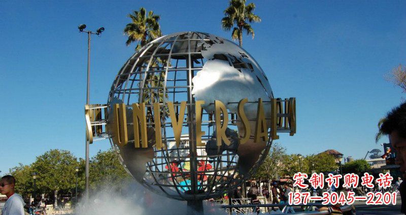 大同中领雕塑仿真不锈钢地球雕塑