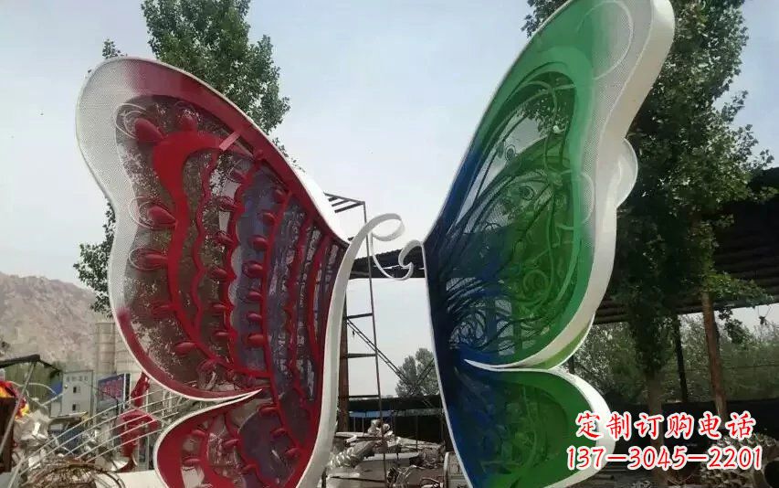 大同精美不锈钢蝴蝶雕塑